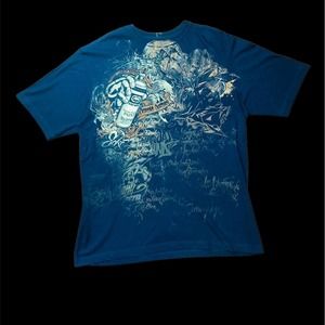 Cool VTG 00's ECHO UNLMTD Graffiti Graphic T-Shirt